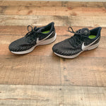 Pre-owned Nike Zoom Pegasus 35 Heathered Black Sneakers- Size 8.5 (Like New)