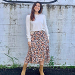 Mink Pink Floral Print Make Your Move Mini Skirt NWT- Size L