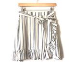 Chicways Striped Two Piece Skirt Set- Size S