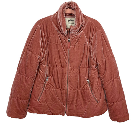 Dylan Mauve Puffer Jacket NWT- Size L
