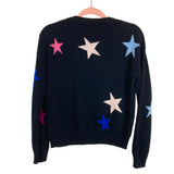 Rails Black Wool and Cashmere Star Print Sweater- Size S