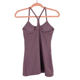 Lululemon Purple Padded Tank- Size 6