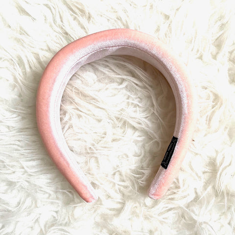 Pink Velvet Padded Headband