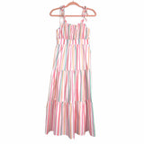 Shein Striped Tie Strap Midi Dress- Size S