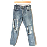 AFRM Super Distressed Jeans- Size 25 (Inseam 27")