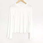 Vestique Ivory Long Bell Sleeve Blouse- Size S