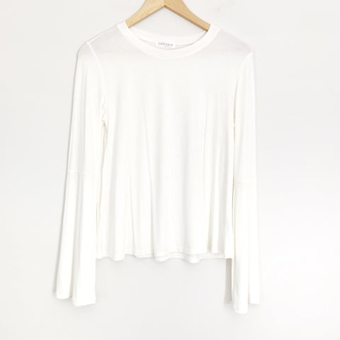 Vestique Ivory Long Bell Sleeve Blouse- Size S