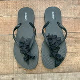 Old Navy Black Flip Flops- Size 8