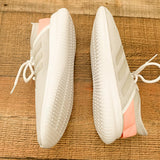 Adidas Grey And Pink Cloudfoam Pure Sneaker- Size 7.5 Like New