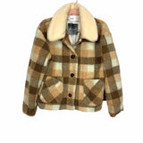 Gilli Plaid Teddy Jacket NWT- Size S
