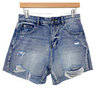 TWELVE By Ontwelfth Distressed Jean Shorts- Size M