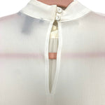 Forever 21 White Long Sleeve Top- Size S (see notes)