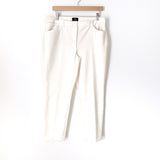 White House Black Market The Slim Ankle Cream Dress Pants- Size 14 (Inseam 27”)