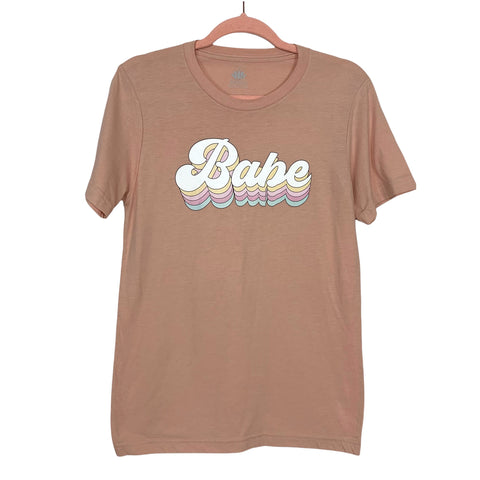 Event Blossom Peach "Babe" T-Shirt- Size ~S (See Notes)