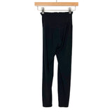 Offline by Aerie Black with Wrap Ruffle Waistband Leggings- Size S (24.5” Inseam)