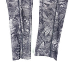Lululemon Grey Speckle Leaf Exposed Seam & Side Pockets Capri Leggings- Size 4 (Inseam 19")