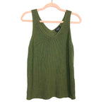 Vici x Nordstrom Olive Open Knit Sweater Tank NWT- Size L (sold out online)