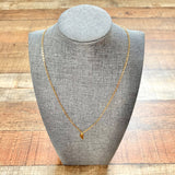 No Brand Gold Angel Wing Charm Necklace