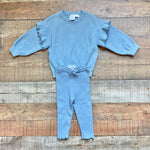 Zara Blue Knit Two Piece Set- Size 12-18M