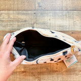 Show Me Your Mumu Beige/Black Animal Print Faux Fur Handbag NWT (sold out online, we have matching hat)