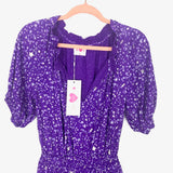 Buddy Love Ultraviolet Ray Smocked Waist Mini Dress NWT- Size XS