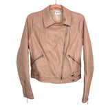 Superdown Blush Faux Leather Moto Jacket- Size M (sold out online)