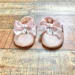 Wendy Bellissimo Pink Ballet Baby Shoes- Size 1 (~0-3M, see notes)