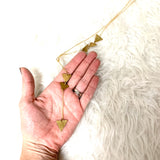 No Brand Gold Triangle Pendant Necklace