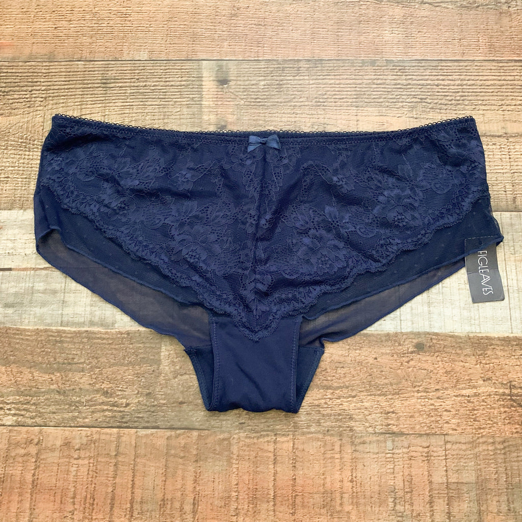 Figleaves Navy Juliette Lace Short NWT- Size 14 – The Saved Collection
