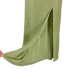 Petal + Pup Green Drape Neckline Midi Dress- Size 4