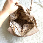 Moda Luxe Blush Suede Handbag (see notes)