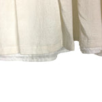 Amaryllis Ivory Linen Pleated Skirt- Size XL (see notes)