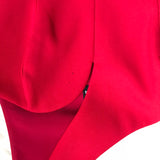 NBD x Naven Twins Red One Shoulder Romper- Size XS