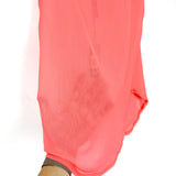 Savi Neon Orange Mesh Sleeveless Workout Top NWT- Size S