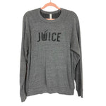 Bella + Canvas Gray Heathered Juice Sweatshirt- Size L