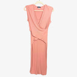 Venus Pink Ribbed Bodycon Dress- Size L