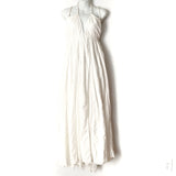 Free People White Maxi Dress- Size L (see notes)