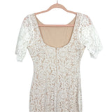 Just Me Lace Overlay Mermaid Dress- Size S