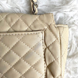 No Brand Leather Chain Strap Quilted Crossbody (see notes)