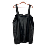 Abercrombie & Fitch Black Vegan Leather Shift Mini Dress- Size XL (sold out online)