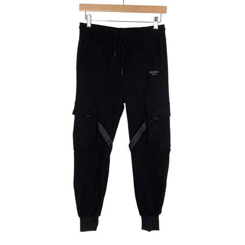 BLVCK Black Tokyo Elastic Waist Drawstring Pants- Size XS (Inseam 24”, sold out online)