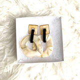 Allison New York Marble Earrings (LIKE NEW)