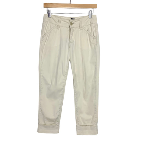 JAG Khaki Slim Fit Crop Pants- Size 0 (Inseam 24" - See Notes)