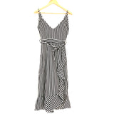 Goodnight Macaroon Striped Ruffle Dress- Size S