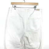 Sofia Jeans White Mayra Crop Flare Jeans- Size 14 (Inseam 24”)