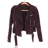 BLANKNYC Plum Suede Jacket- Size S (sold out online)