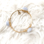Bourbon & Boweties Clear Crystal and Gold Bracelet