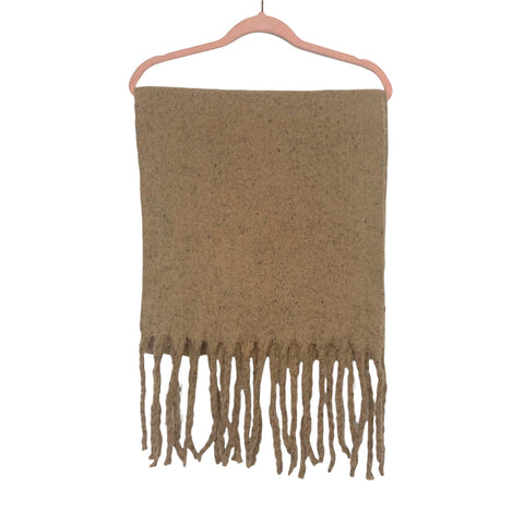 Shiraleah Tan Fringe Scarf