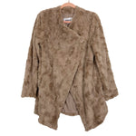 BB Dakota Faux Fur One Button Closure Jacket- Size S (see notes)