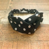 No Brand Black/White Polka Dot Headband